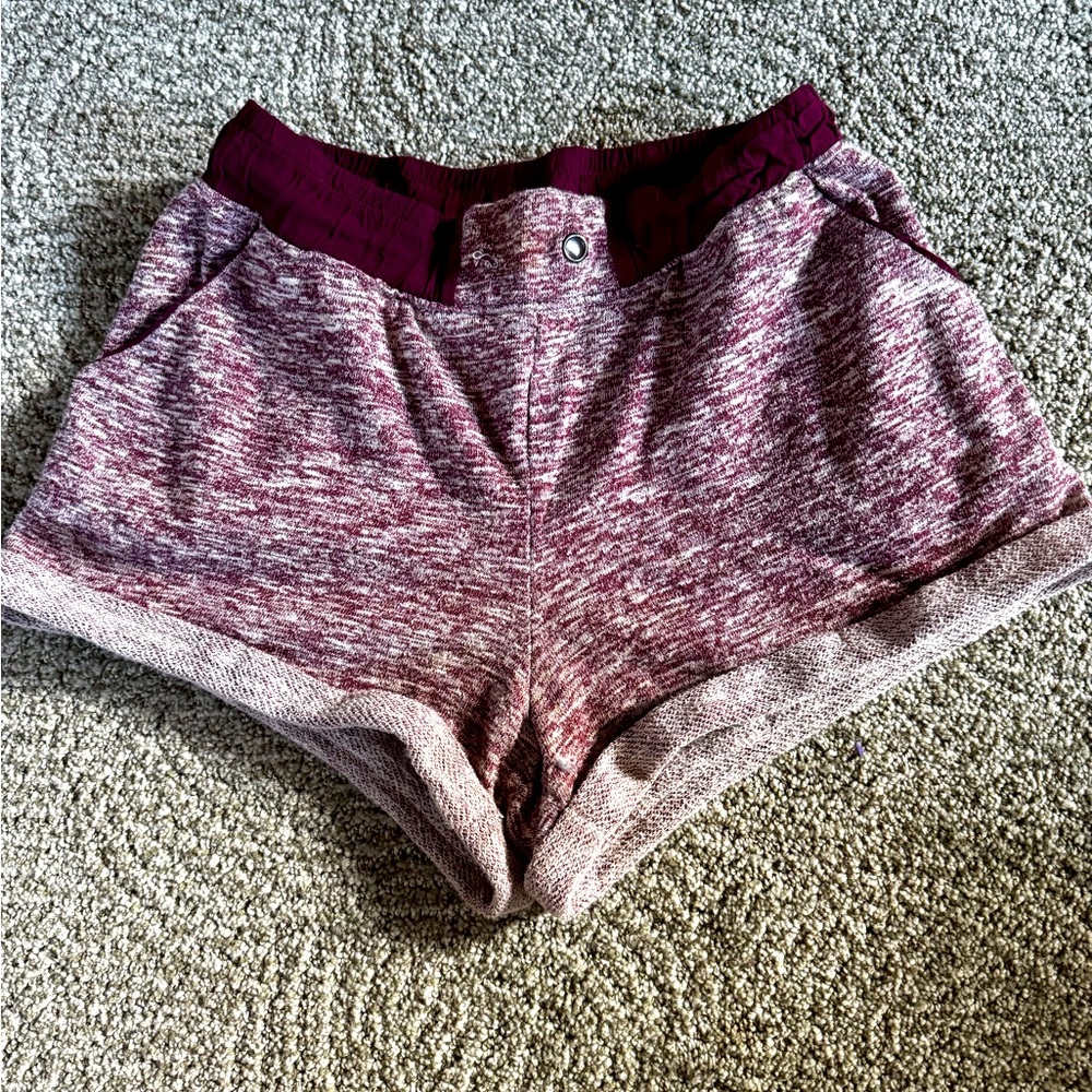 Juniors purple shorts